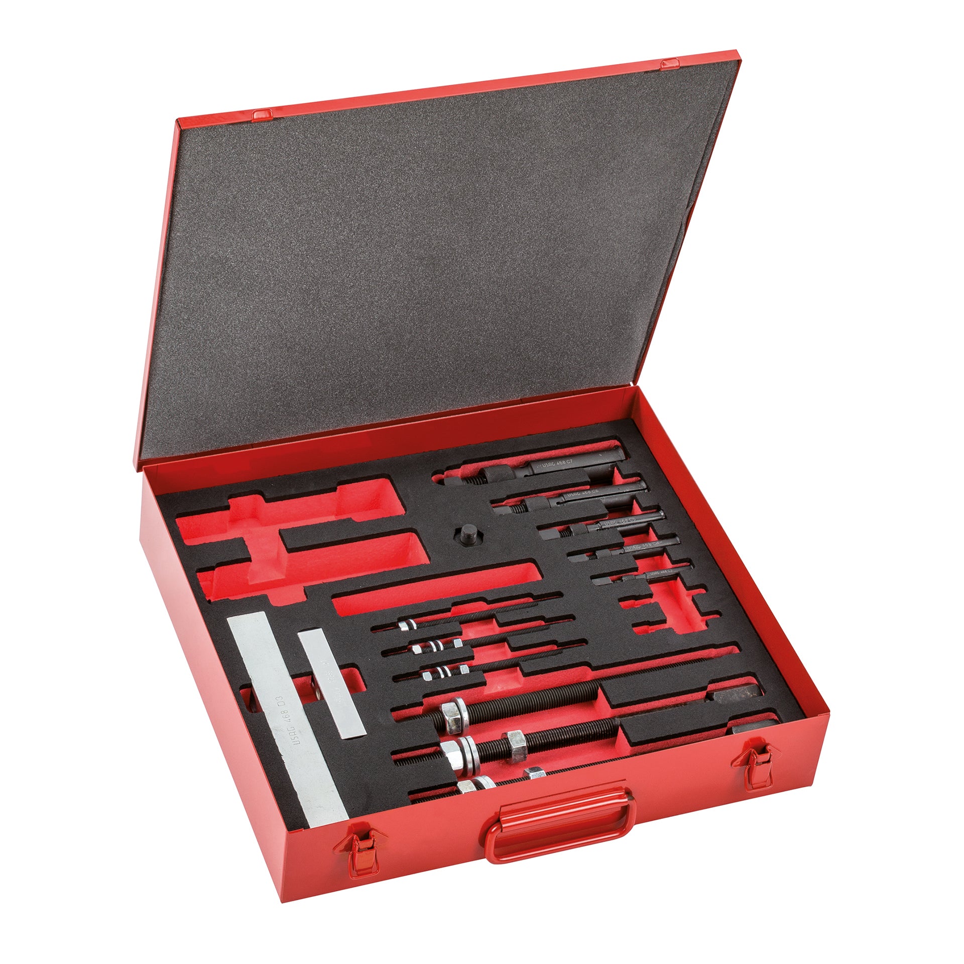 468 NKS7 - Assortimento in cassetta di lamiera con estrattori ad espansione (7 pz) - Usag - U04680102 468 NKS7 - Assortimento in cassetta di lamiera con estrattori ad espansione (7 pz) - Usag - U04680102